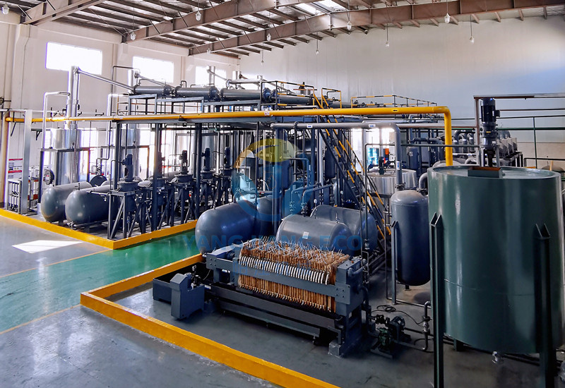 南川廢潤(rùn)滑油提煉基礎(chǔ)油裝置