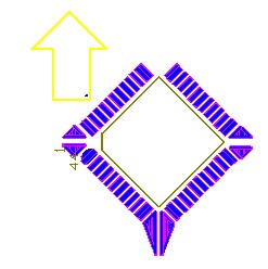 OFP和PLCC型集成塊如采用紅膠工藝過(guò)波峰,需采用斜角45度方式擺放，且每邊的最后一個(gè)引腳均需添加盜錫焊盤(pán)