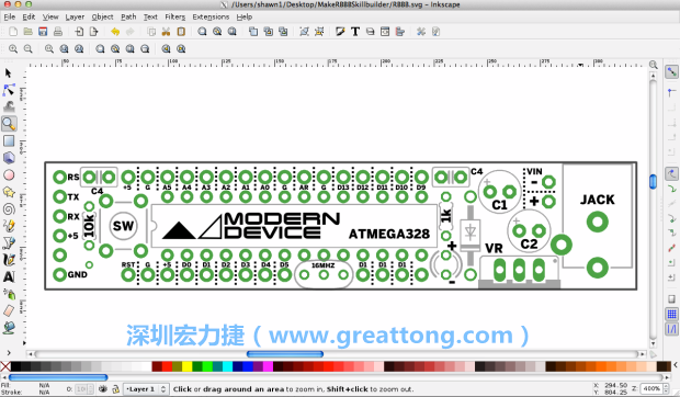 既然你有一個以電路板為背景的清晰影像了，使用向量工具將要絲印的圖像畫在上面吧，下面有一個例子。