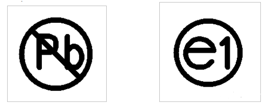 如果PCB板為無(wú)鉛制程，為了與有鉛的PCB區(qū)分開(kāi)來(lái)，通常會(huì)在板上標(biāo)注無(wú)鉛制程符號(hào)